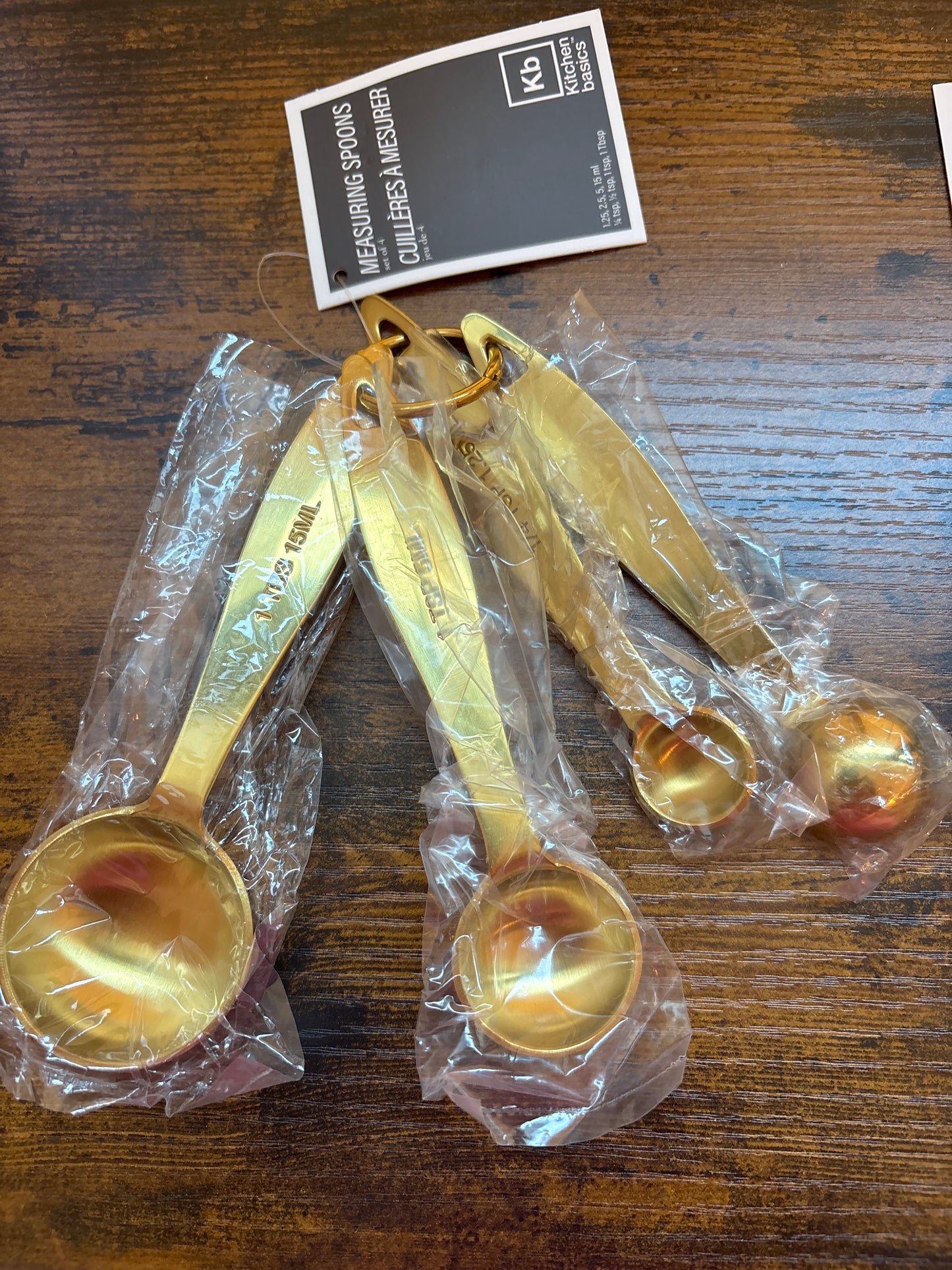 Measuring Spoons - KB - Gold