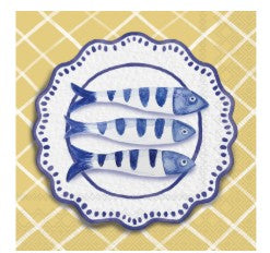 Cocktail Napkin - AMALFI CUCINA FISH