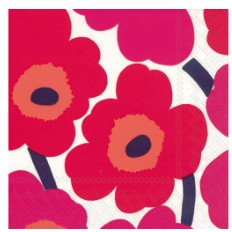 Lunch Napkin - MARIMEKKO UNIKKO RED