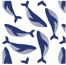Lunch Napkin - WHALES