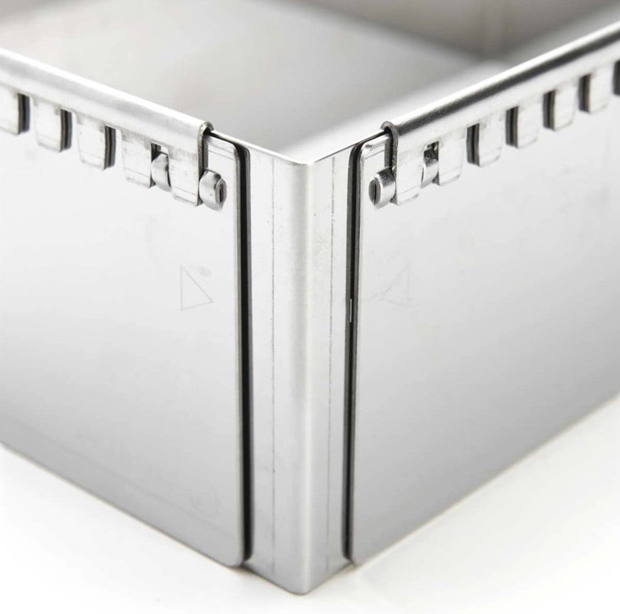 DE BUYER - Rectangular Expandable Pastry Frame - Stainless Steel