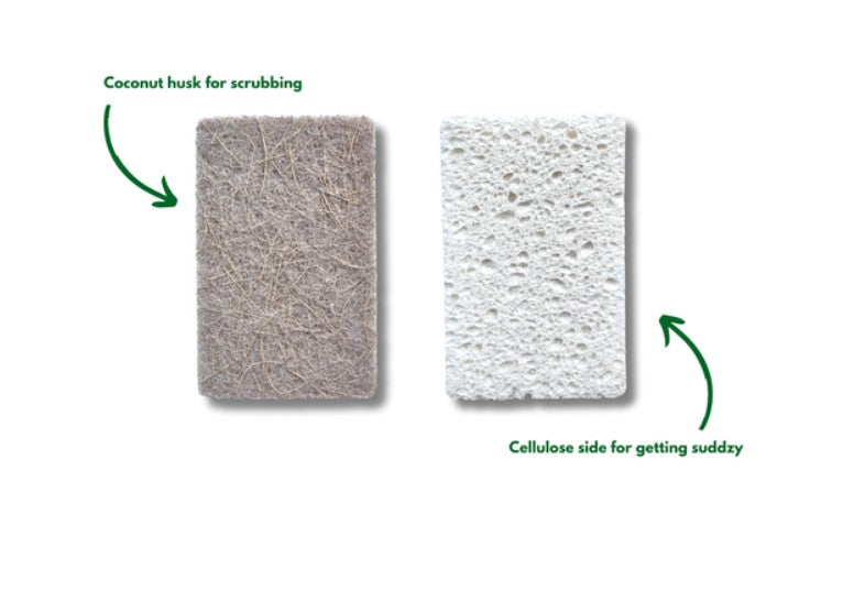 EARTHLY Scrubby Sponge - PACKAGE OF 8