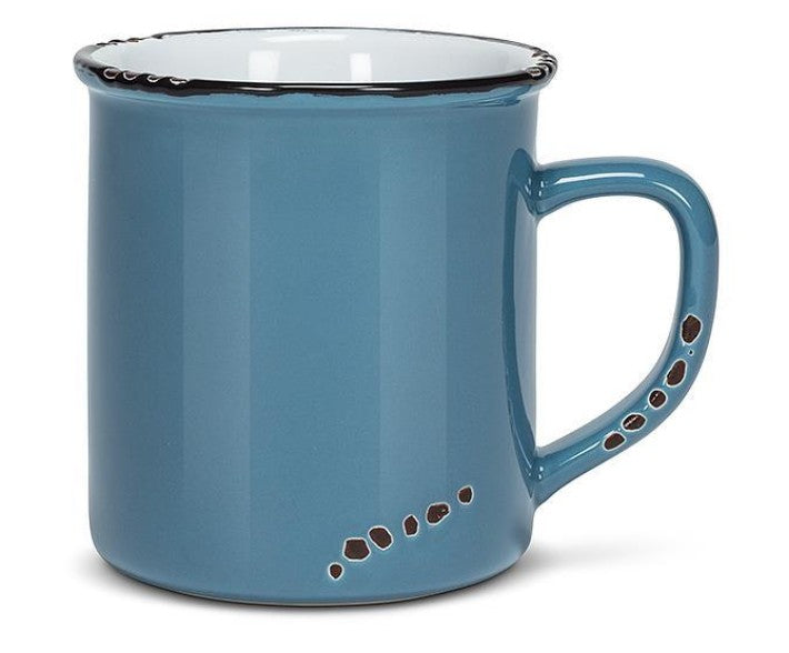 Enamel Look Mug - Denim (14 oz)