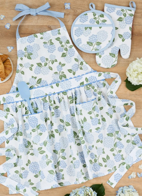 Hydrangea Printed Apron