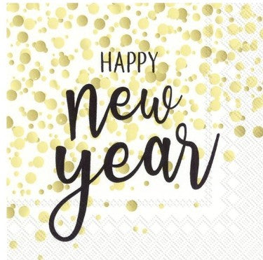 Cocktail Napkin - Happy New Year