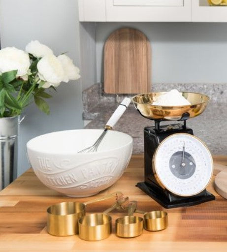 KITCHEN PANTRY - Gold Measuring Cups - SET of 4