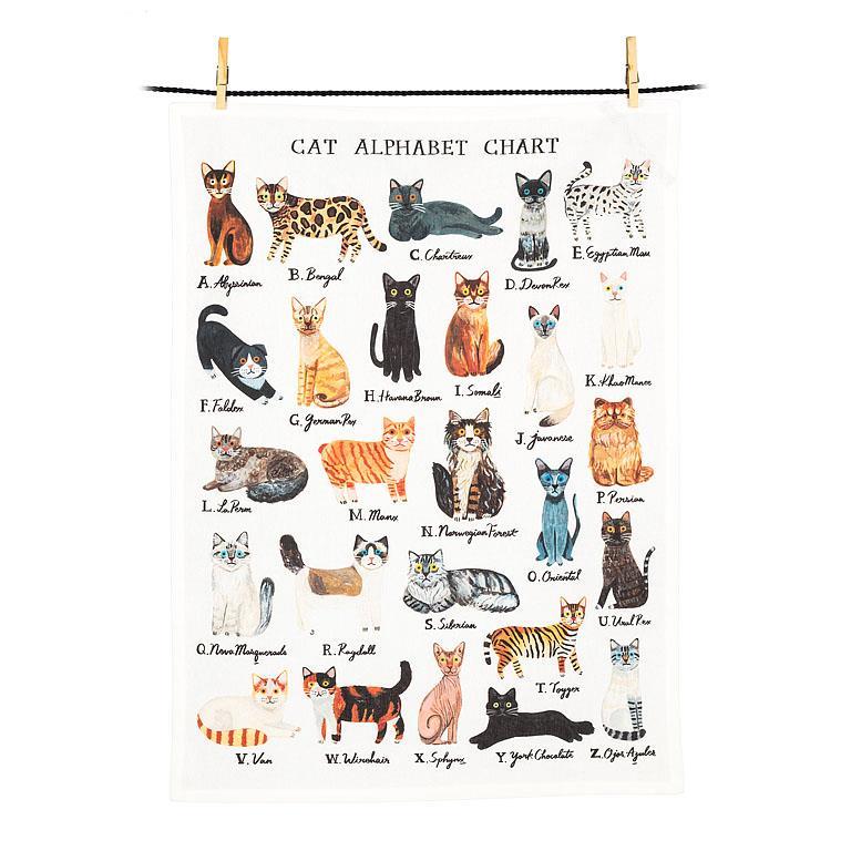 Kitchen Towel - CAT Alphabet