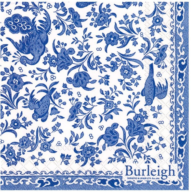 Lunch Napkin - Burleigh - Regal Peacock