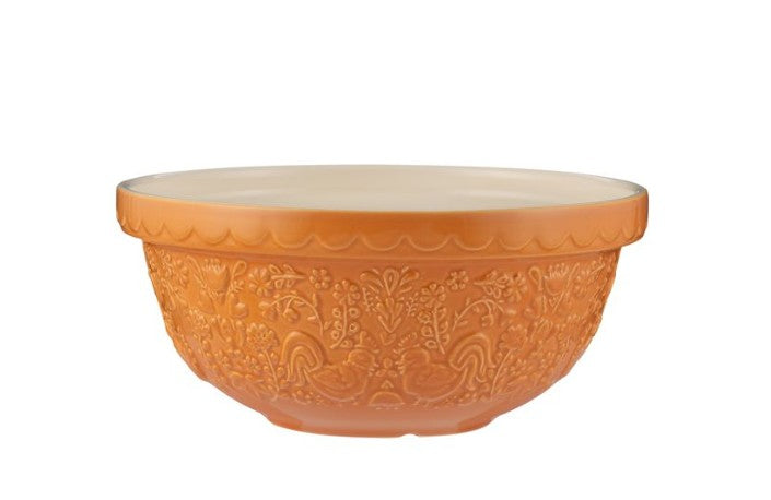 Mason Cash - 9.75"- Home to Roost - Orange