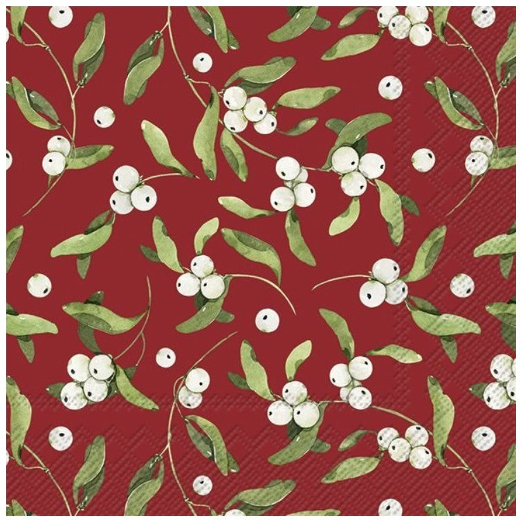 Lunch Napkin - Alber Berry Red