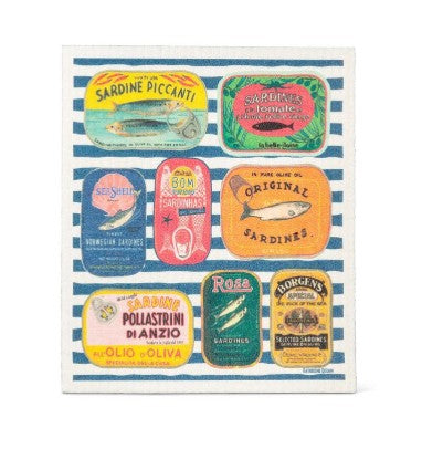 SWEDISH DISHCLOTHS - Sardines