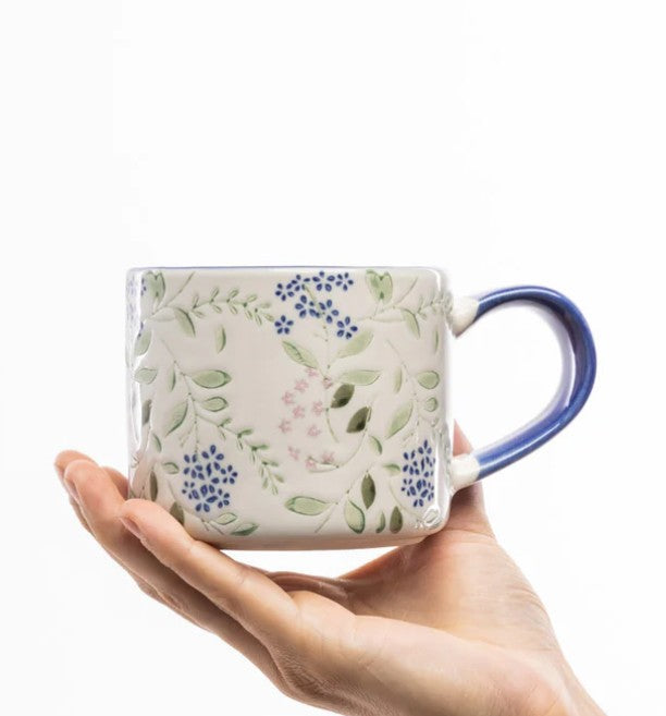 TRANQUILLO - Vintage Garden Mug - Blue