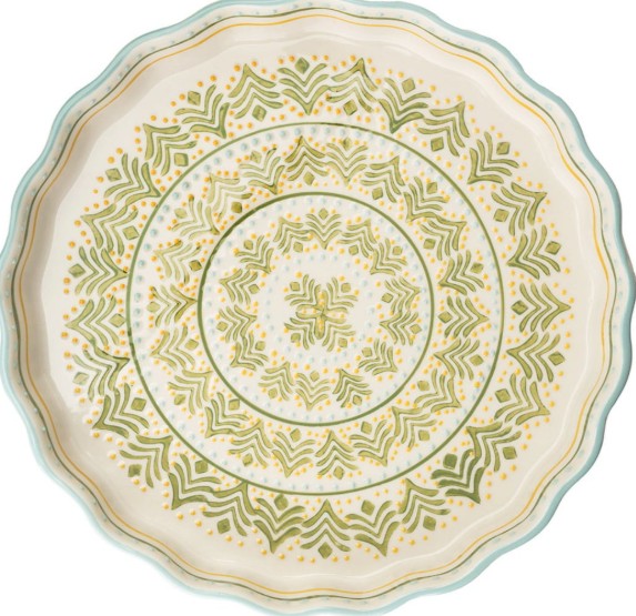 TRANQUILLO - Retro Flora - Quiche and Tart Dish
