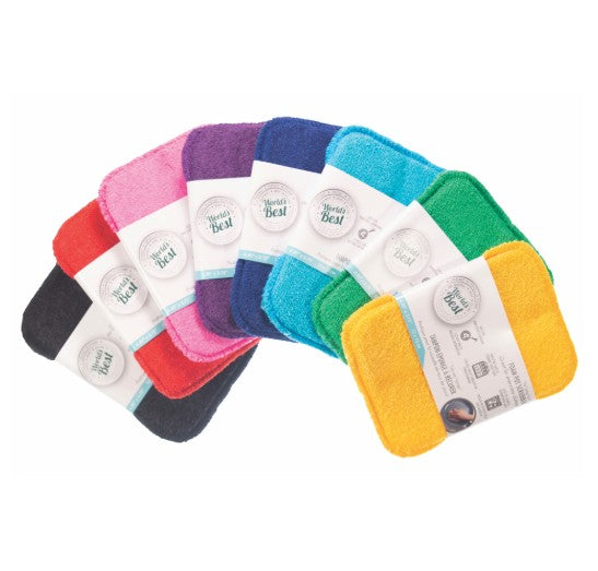 World’s Best Flat Pot Scrubber - SOLID COLOUR