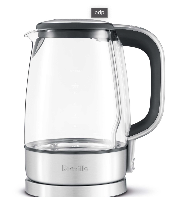 BREVILLE - Crystal Clear Kettle - Glass