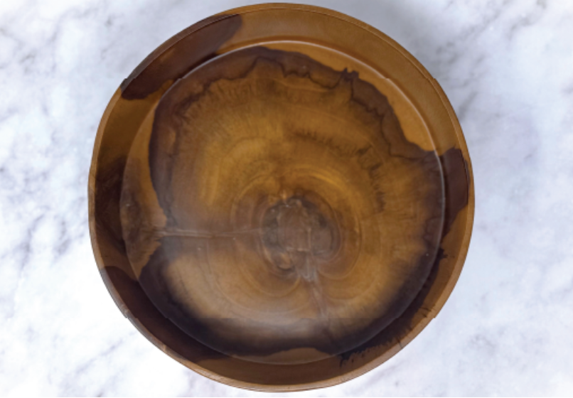 Teak Medium Salad Bowl - Bauhaus