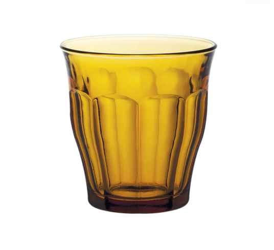 Duralex Picardie Bistro Glass - 310 mL - Amber, Set of 6