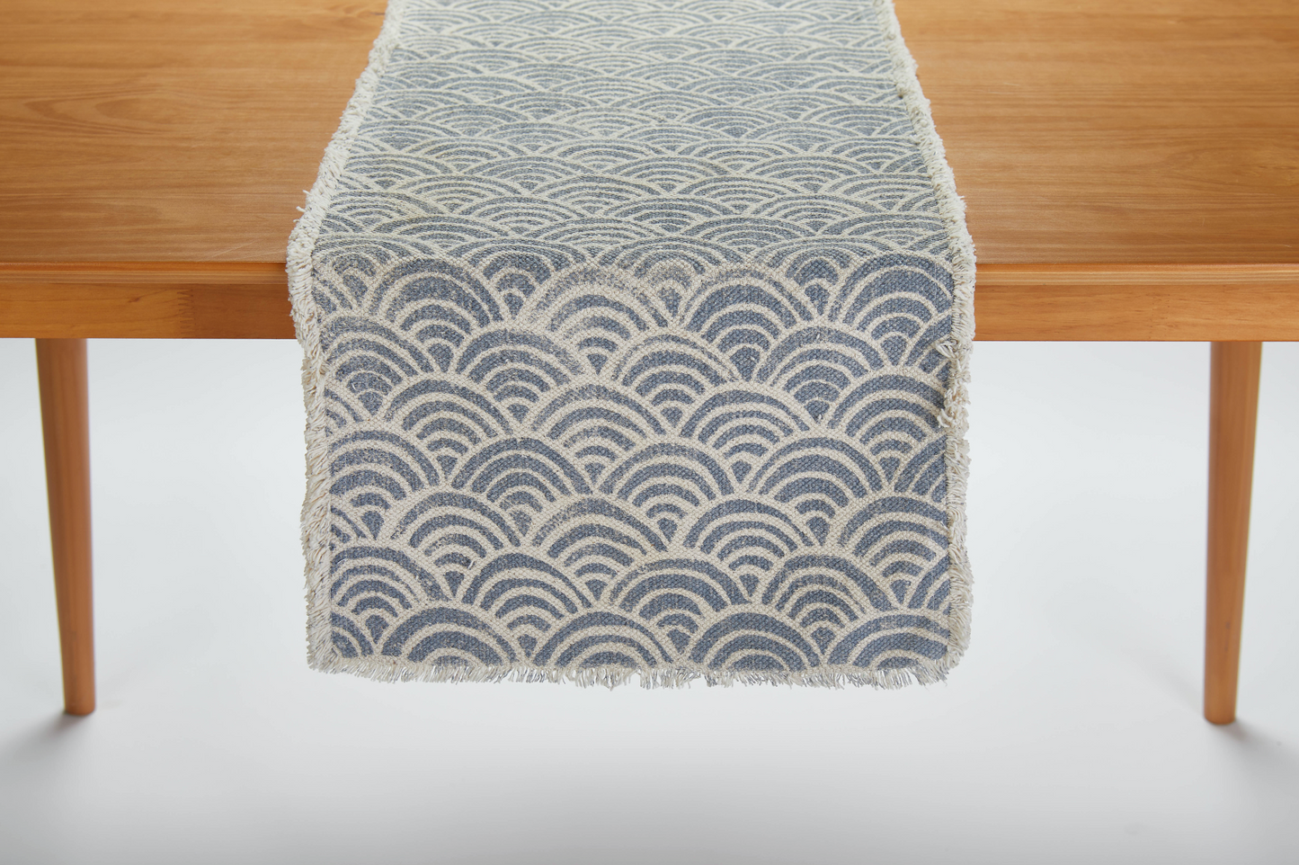 Scallop Print Table Runner
