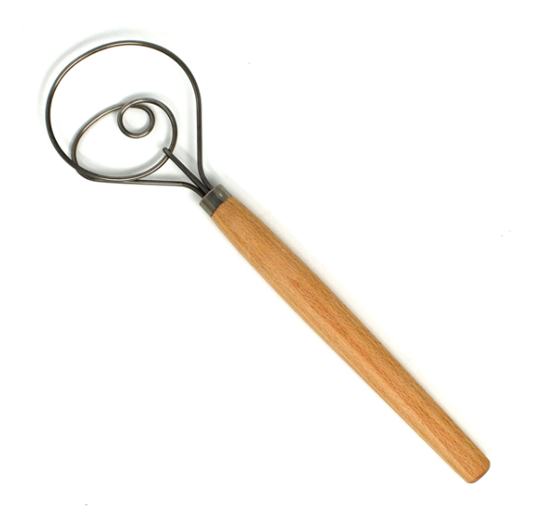 12” Scandinavian Dough Whisk