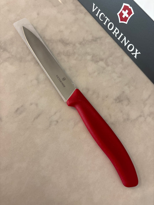 VICTORINOX Paring Knife - 4” - Straight Blade, Pointed Tip