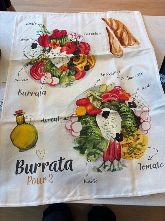 Maison Lorrain Kitchen Towel - Burrata