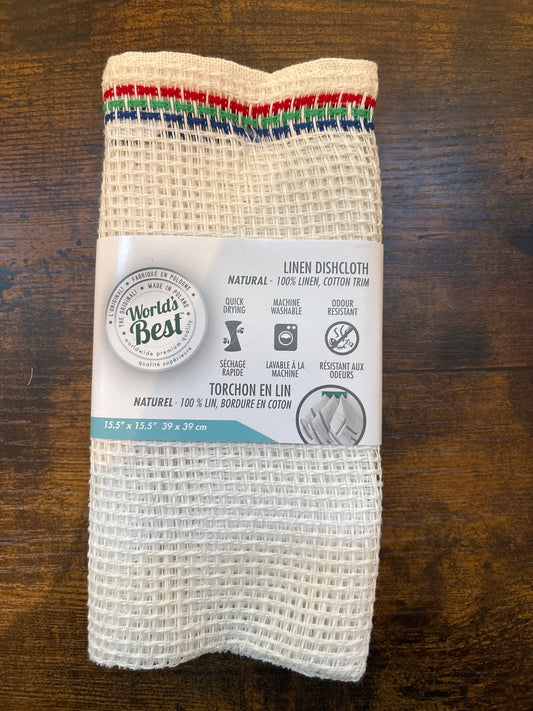 World’s Best Linen Dishcloth