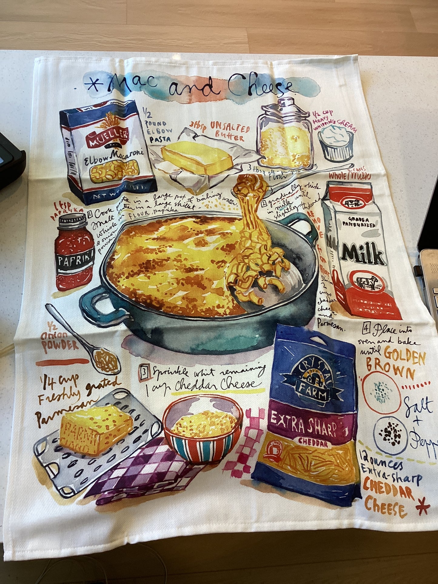Maison Lorrain Kitchen Towel - Mac & Cheese