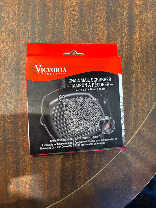 VICTORIA Cast Iron - Chainmail Scrubber