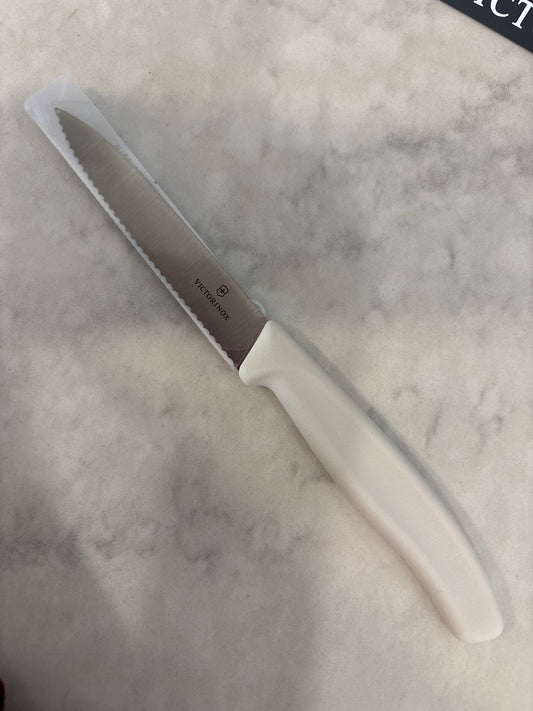 VICTORINOX Paring Knife - 4” - Serrated Blade, Pointed Tip