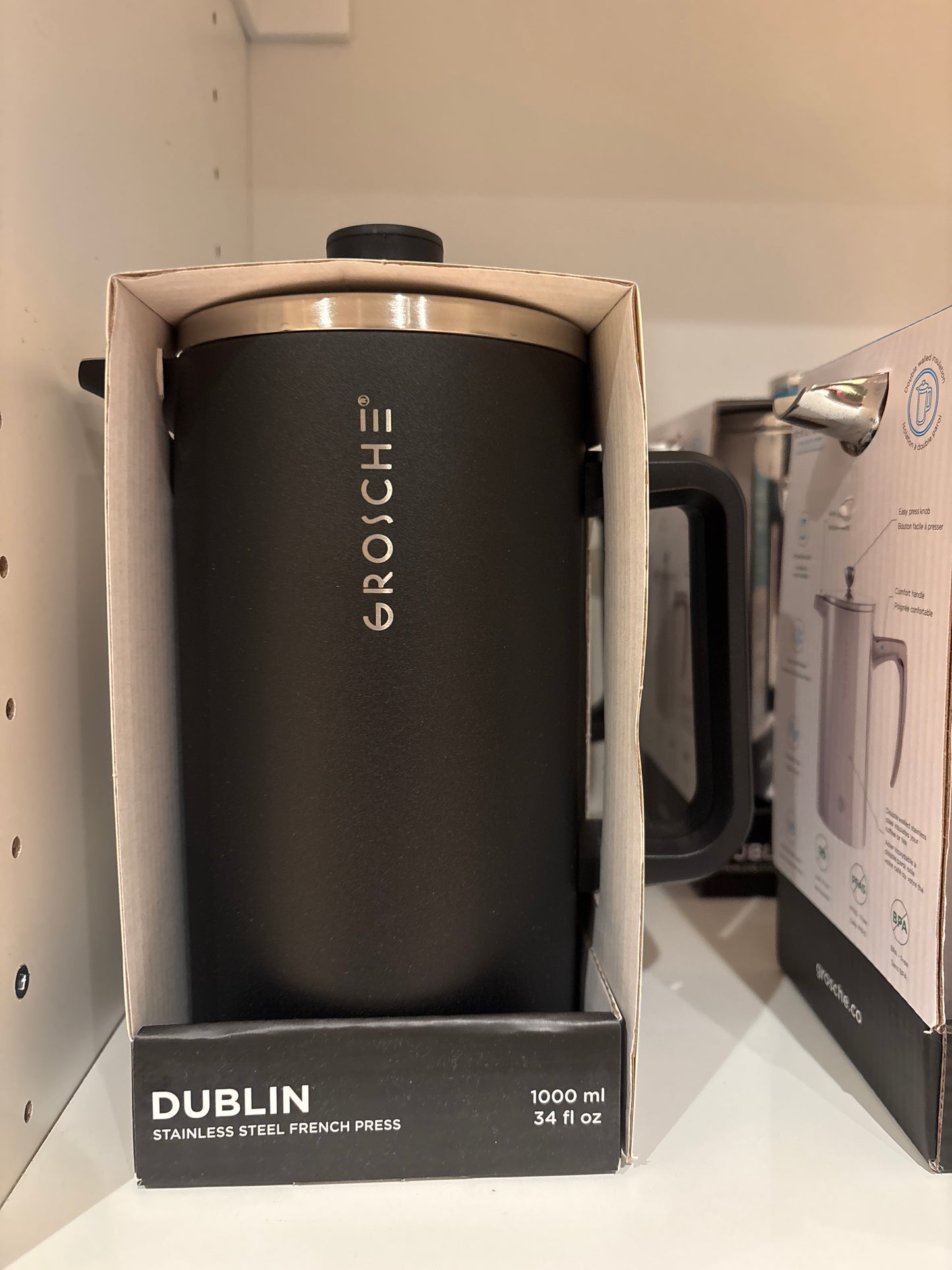 Grosche Dublin French Press - Black