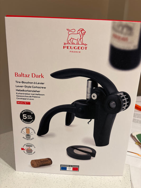 Peugeot Baltaz Dark Lever-Style Corkscrew