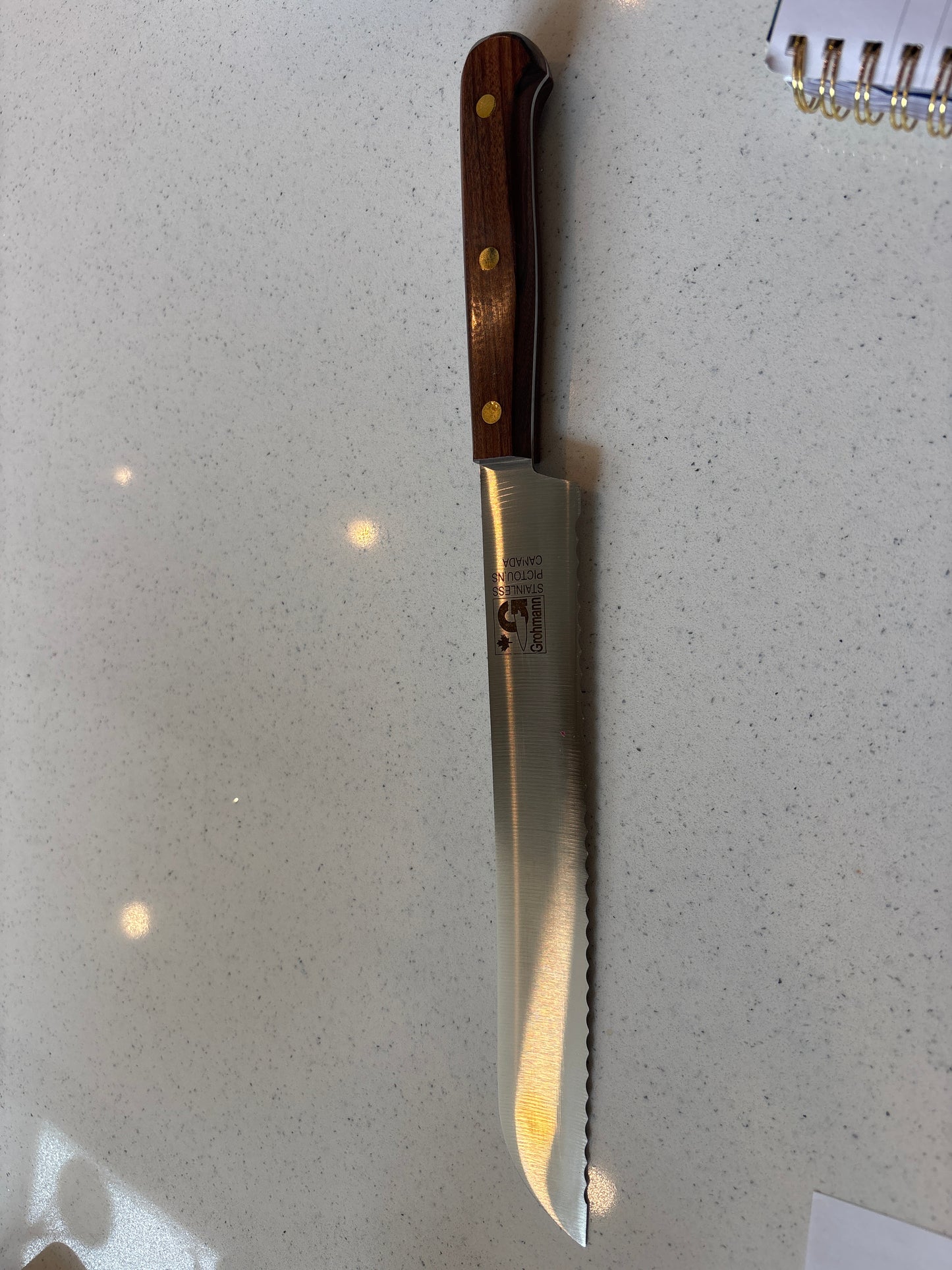 GROHMANN - FULL TANG - 8” Serrated Bread Knife