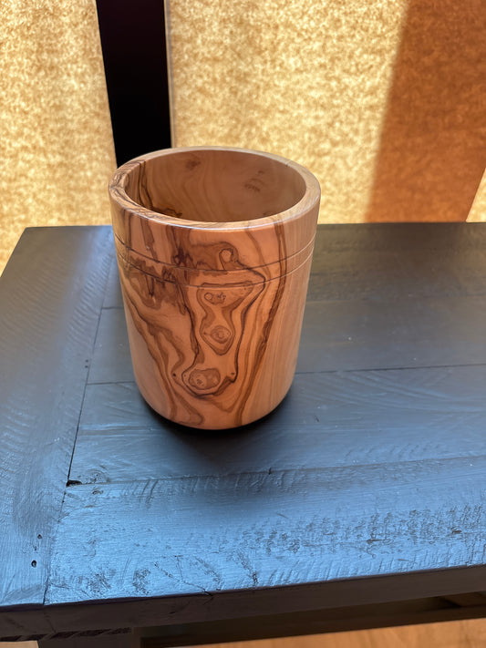 Bérard Olivewood Utensil Holder