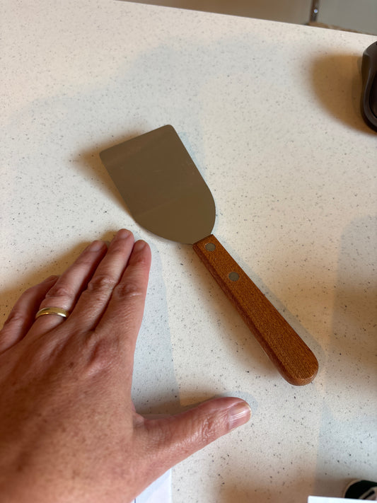 Mini Scraper with Wood Handle