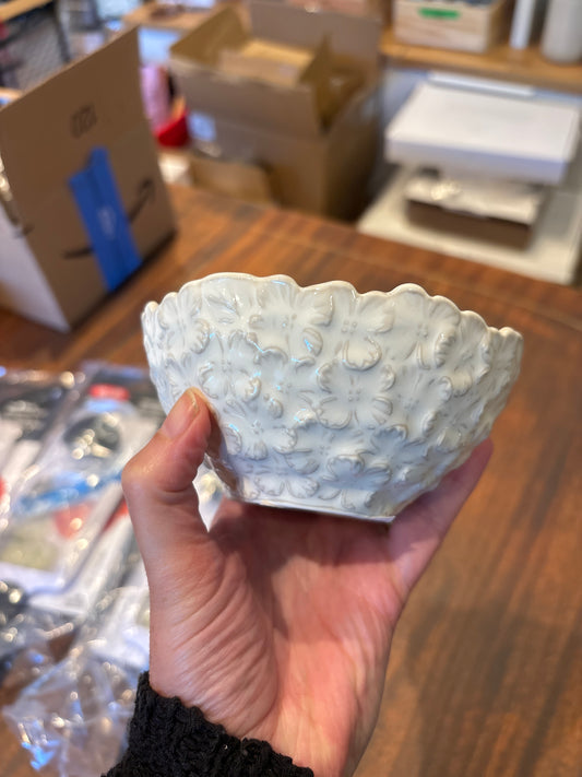 DANESCO Bouquet Bowl - White