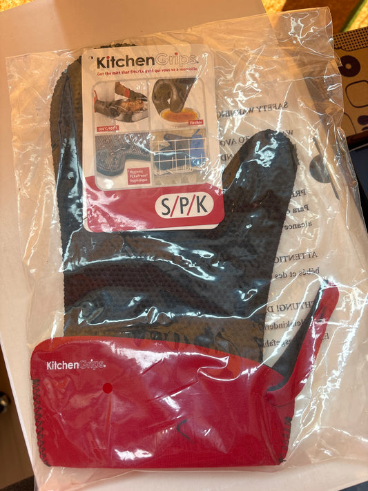 Kitchen Grips Mitt - Small - Cherry