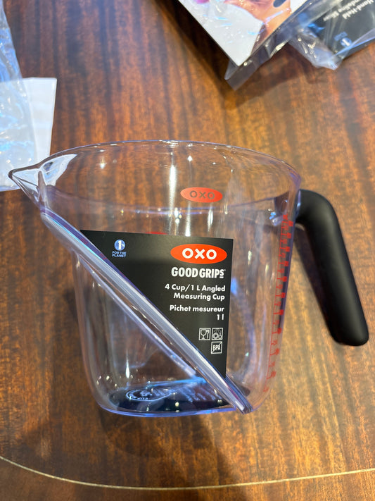 OXO GOOD GRIPS 4 Cup Angled Measuring Cup