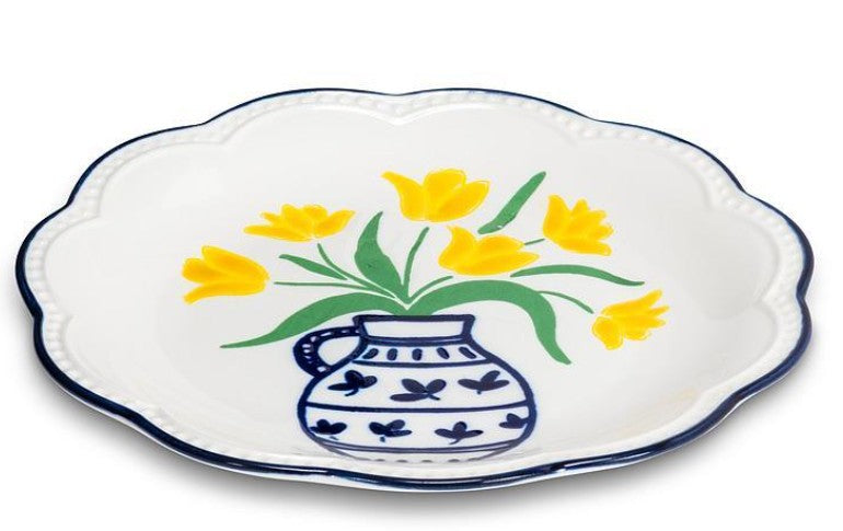 ABBOTT - MATISSE - Flower Bread Plate