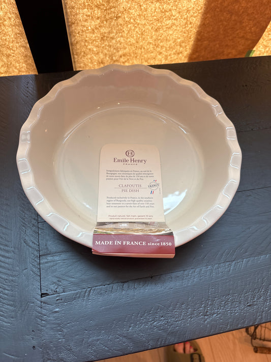 Emile Henry Pie Dish - Ivory