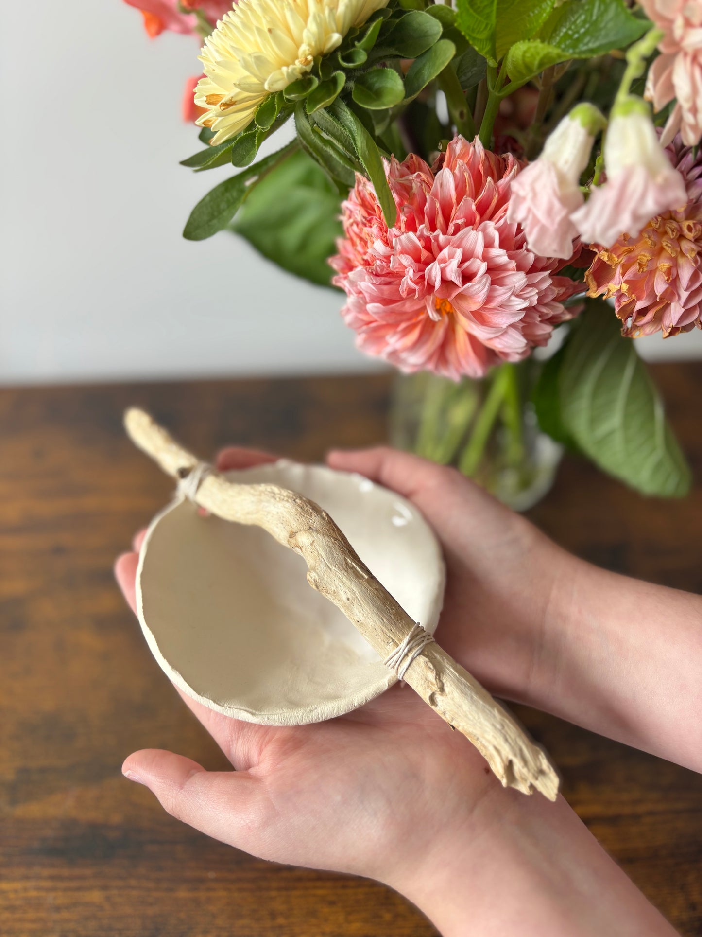 ELISE DUFOUR - Small Ornamental Bowl with Driftwood