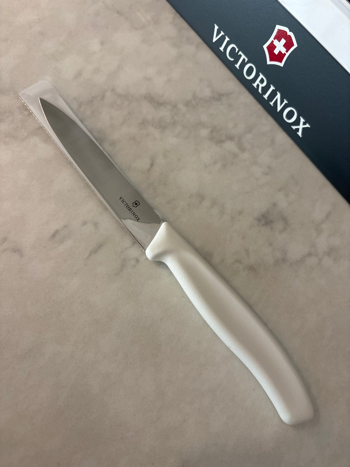 VICTORINOX Paring Knife - 4” - Straight Blade, Pointed Tip