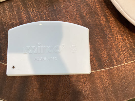 Small Plastic Dough Scraper - Winco