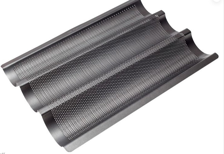 BIRKMANN- Perforated Baguette Pan - 3 Baguettes
