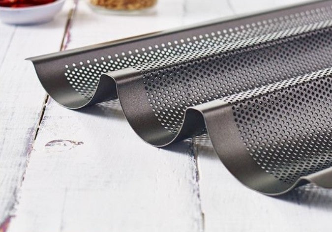 BIRKMANN- Perforated Baguette Pan - 3 Baguettes