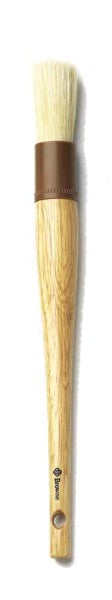 1” ROUND Pastry Brush - Wood Handle