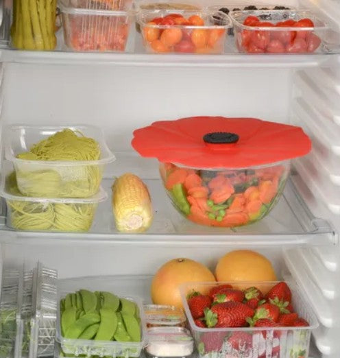CHARLES VIANCIN - Silicone Airtight Lid - POPPY - 11 inches (28 cm)