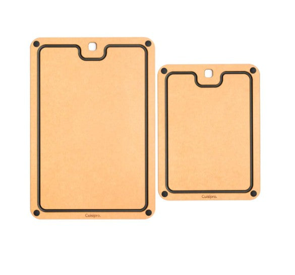 CUISIPRO - Fibrewood Cutting + Serving Boards - SET of 2