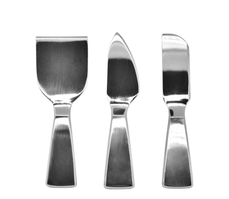 Danesco Natural Living - Cheese Knives - Set of 3 - Stainless Steel
