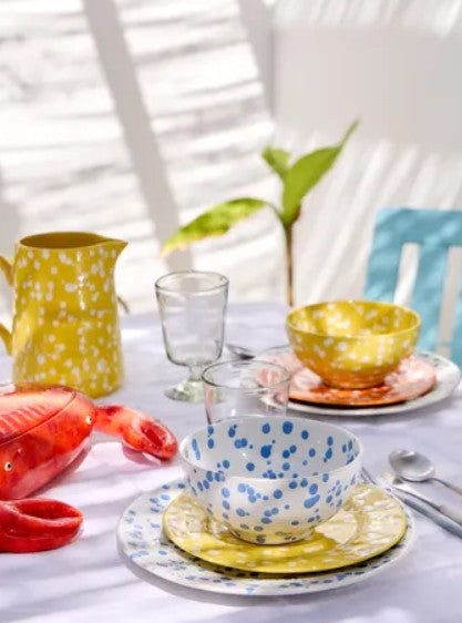 Costa Nova - Splatter - Jug / Pitcher - CHAMOMILE