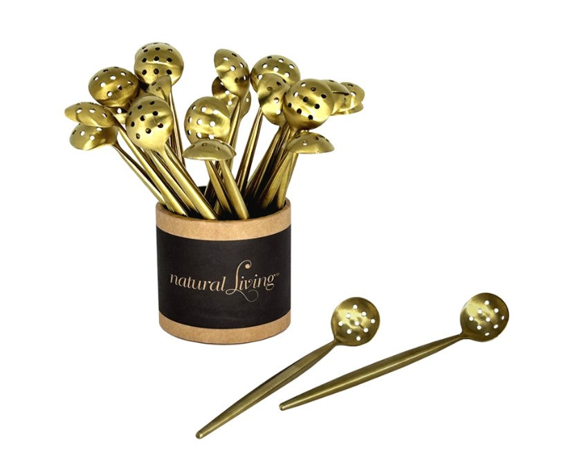 Natural Living - Olive Spoon - GOLD